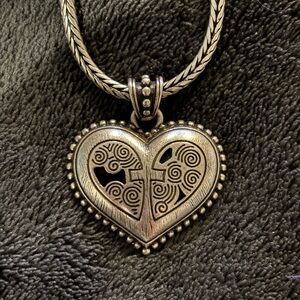 EUC- Brighton reversible heart/cross design Necklace